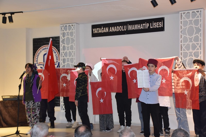 İstiklal Marşının Kabulü ve Mehmet Akif ERSOY'u Anma Programı İlçemizde Gerçekleştirildi.